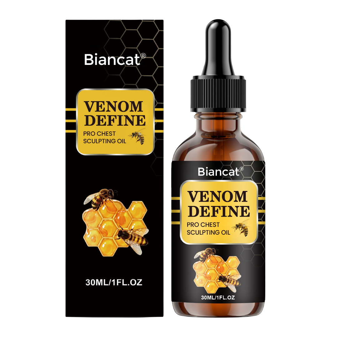 🔥🔥 MEN’S CHEST-CONTOUR UPGRADE💪 Biancat® VenomDefine Pro Chest Sculpting Oil 🐝 Daily Bee Venom Support for a Firmer-Looking, More Defined Chest