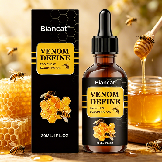 🔥 MEN’S CHEST-CONTOUR UPGRADE💪 Biancat® VenomDefine Pro Chest Sculpting Oil 🐝 Daily Bee Venom Support for a Firmer-Looking, More Defined Chest