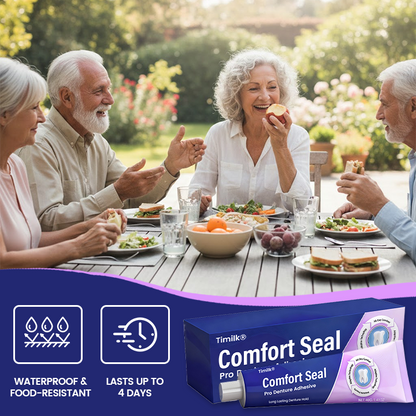 🔥 LIMITED SPECIAL OFFER 🔥 Timilk® Comfort Seal Pro Denture Adhesiv