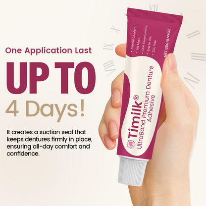 Timilk® UltraBond Premium Denture Adhesive 🦷
