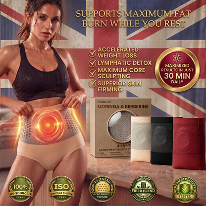 Paiduis® Moringa & Berberine 4-In-1 Micro-Particle Sculpting Shorts